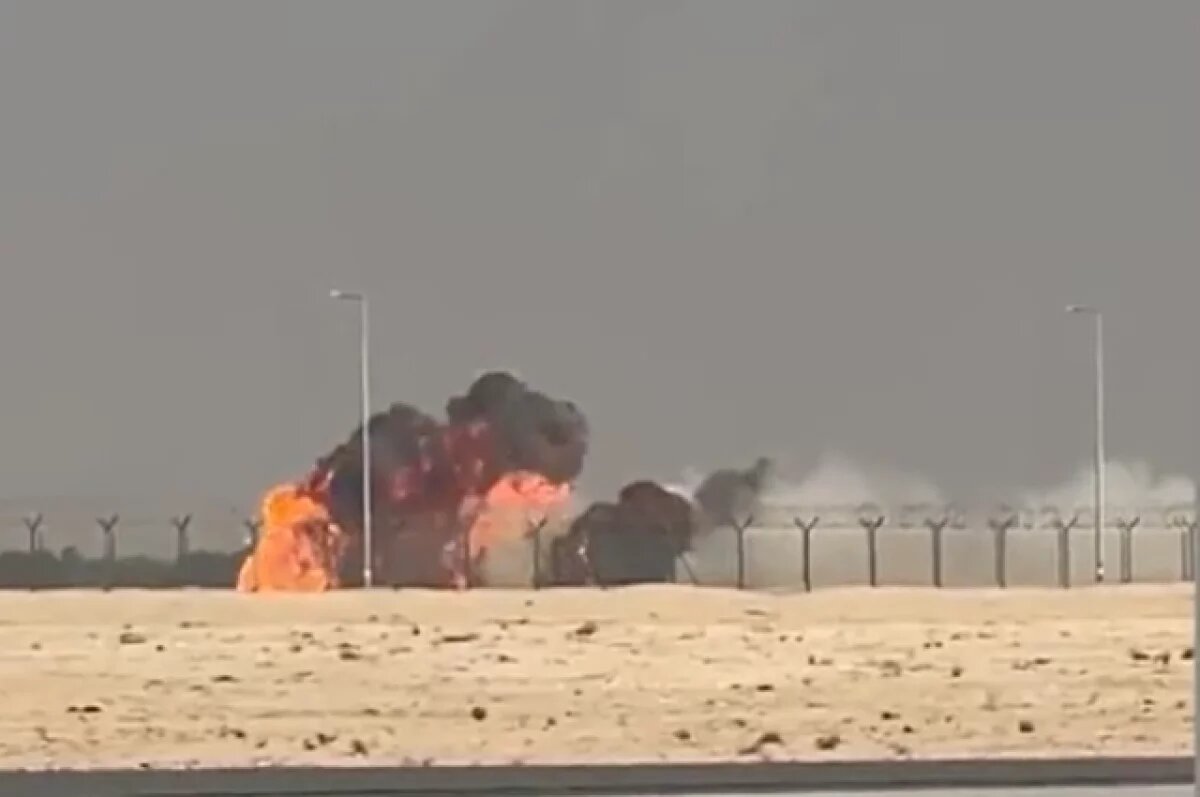    Самолёт разбился на авиашоу в Дубае