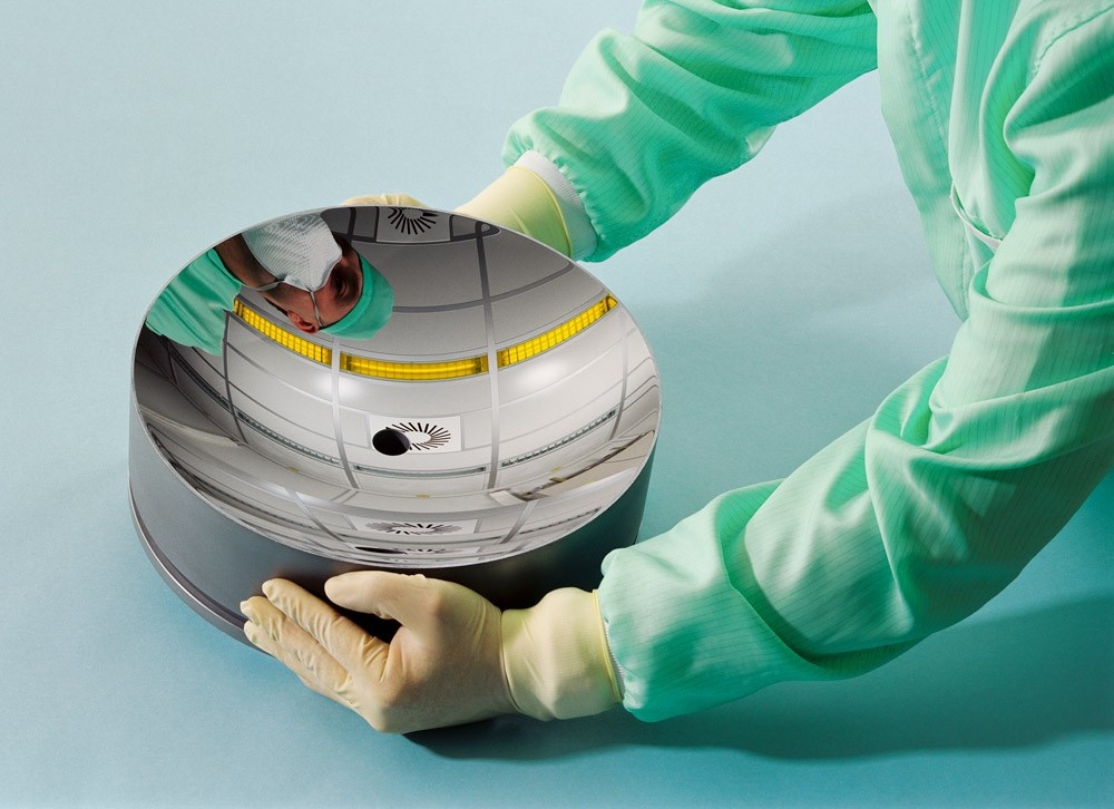 Зеркало коллектора для EUV фотолитографа. Изображение: iof.fraunhofer.de