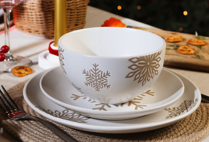 Обеденная и десертная тарелка Copo, салатник Copo