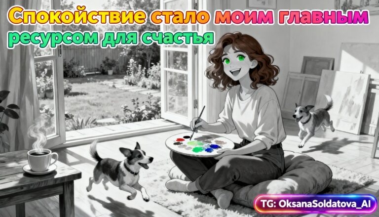    Спокойствие стало моим главным ресурсом для счастья Оксана Солдатова