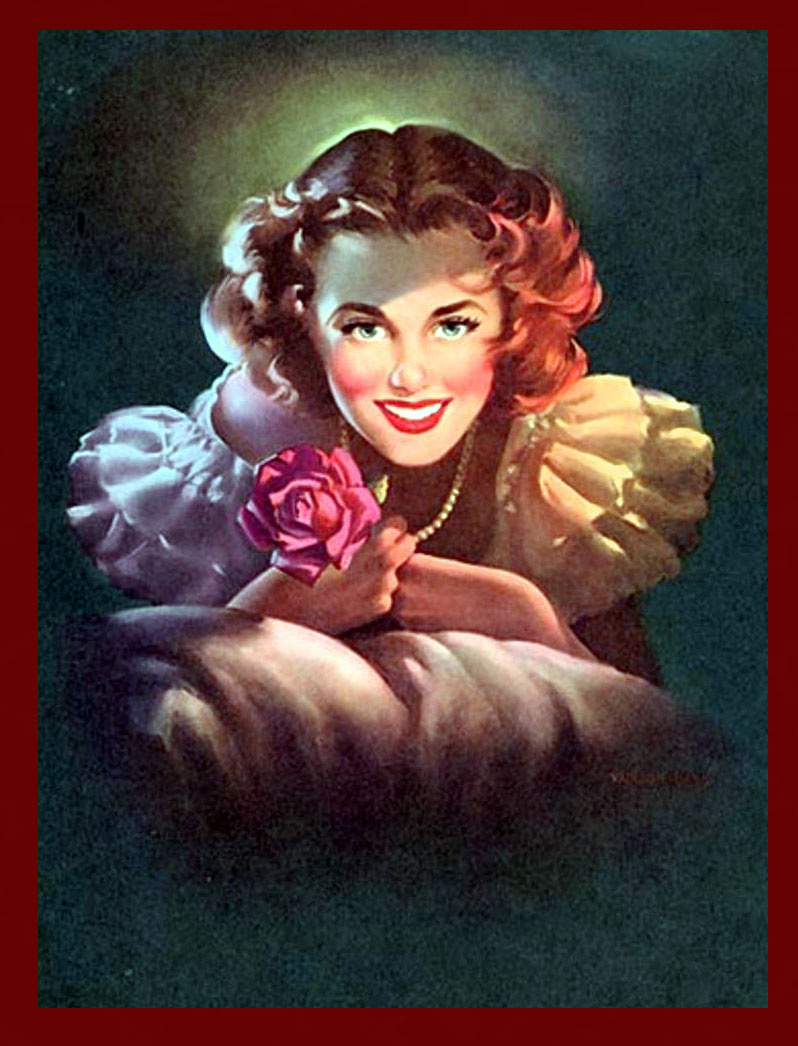 Скрин из альбома о стиле пин-ап из собственной коллекции автора.