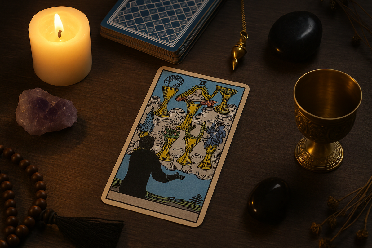 7 Чаш в Таро: значение и сочетания 2025
