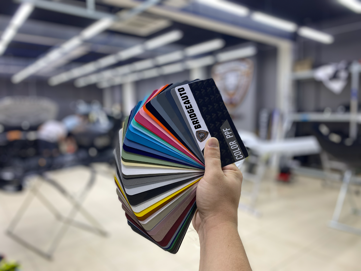 В студии Bridgeauto Team подберем защиту для любого цвета