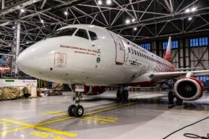 У «России» появилась новая спецливрея «Родина SSJ-100»