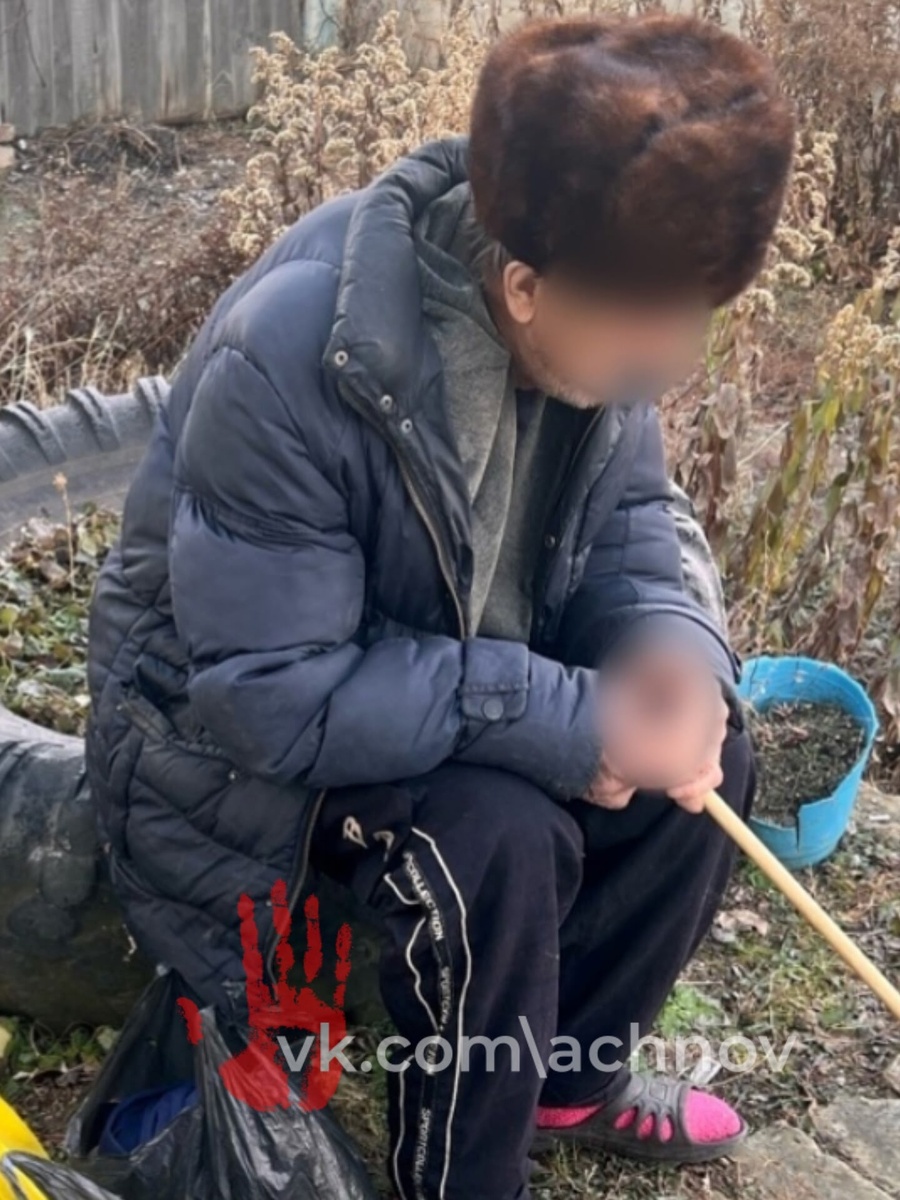 На фото тот самый бездомный мужчина