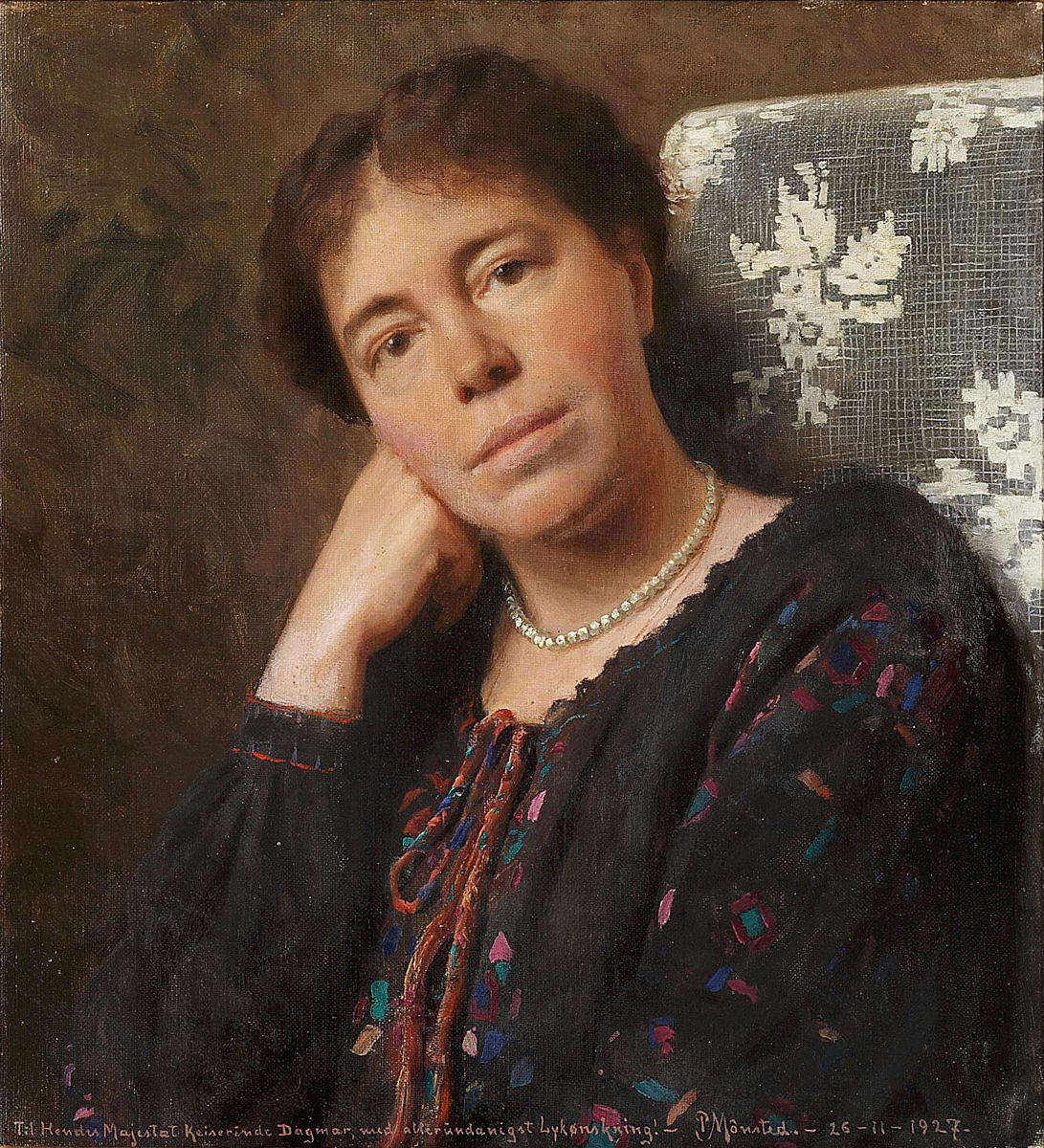 Мёнстед П. Портрет великой княгини Ольги. Холст, масло. 1927