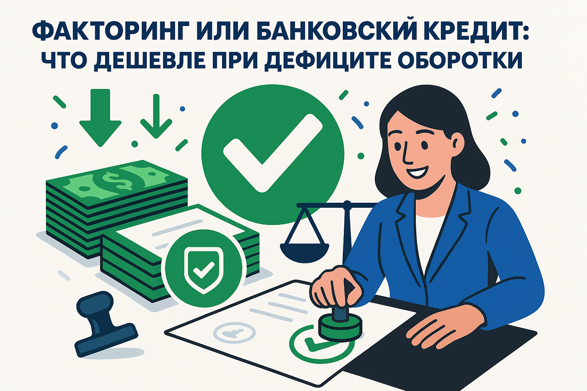    Сравнение факторинга и банковского кредита в условиях нехватки оборотных средств Юлия Сергеевна Рослякова
