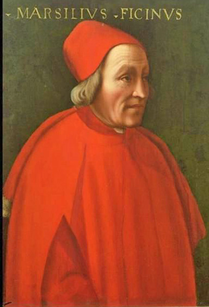 Один из ведущих мыслителей раннего Возрождения Марсилио Фичино (1433 - 1499)