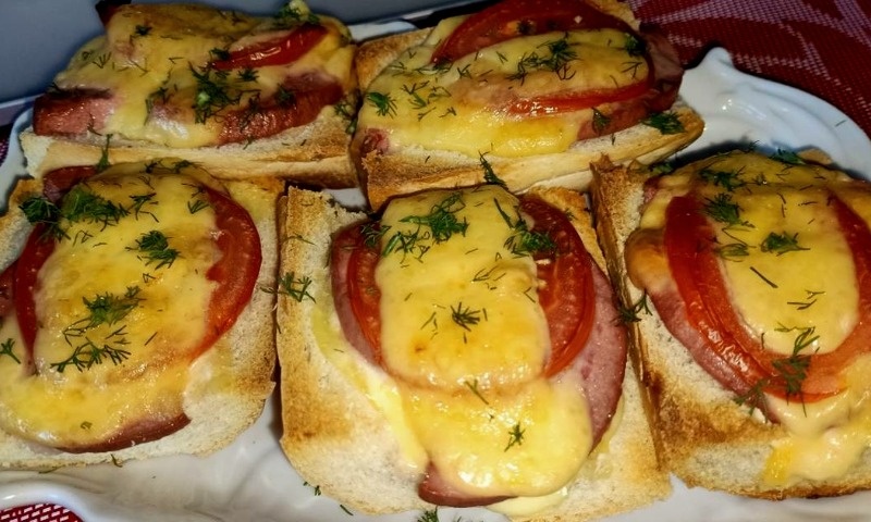 Классные и очень вкусные бутеры на завтрак или перекус