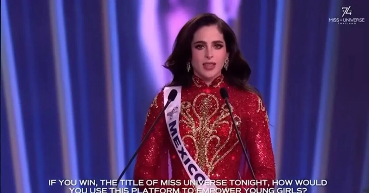    Фатима Бош. Фото: скриншот из видео трансляции конкурса «Мисс Вселенная»