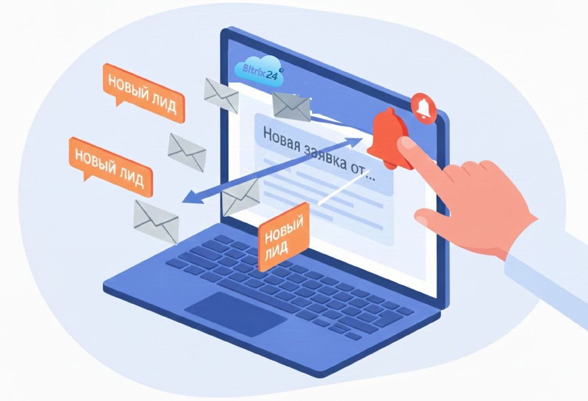 Автоматизация с помощью Пинкит: кейс сети стоматологий, как настроить уведомления о новых заявках прямо в чат Битрикс24