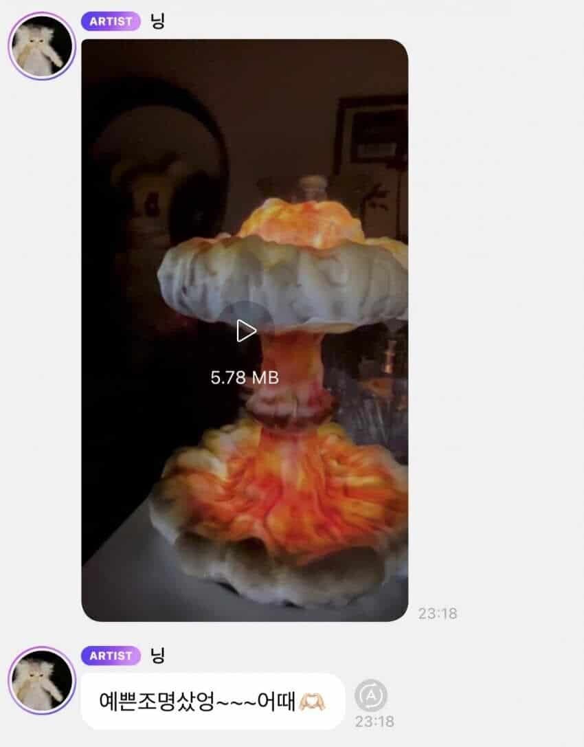    «Купила красивую лампу~~~ Как вам?🫶🏻» Алекса