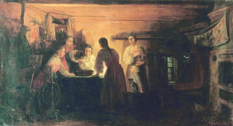 «Гадание на святках» — картина русского художника Андрея Петровича Рябушкина, написанная в 1881 году 