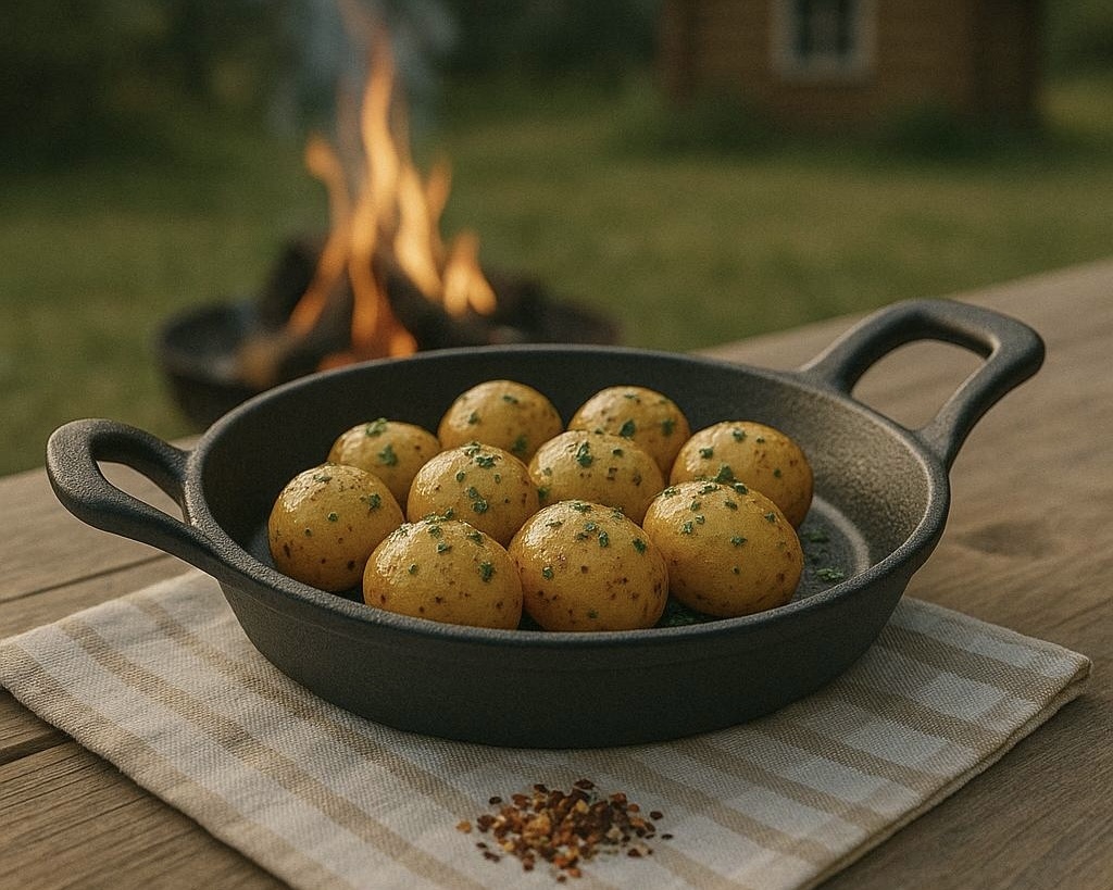 Сковорода порционная 18 см с подставкой (чугун) арт. 4033