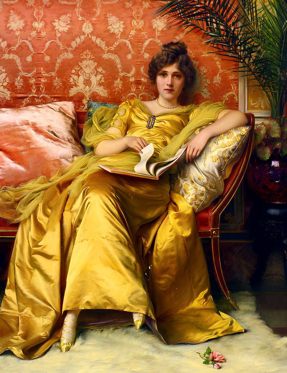 ©️ Картина франко-итальянского художника Фредерика Салакруа (1858 - 1933)