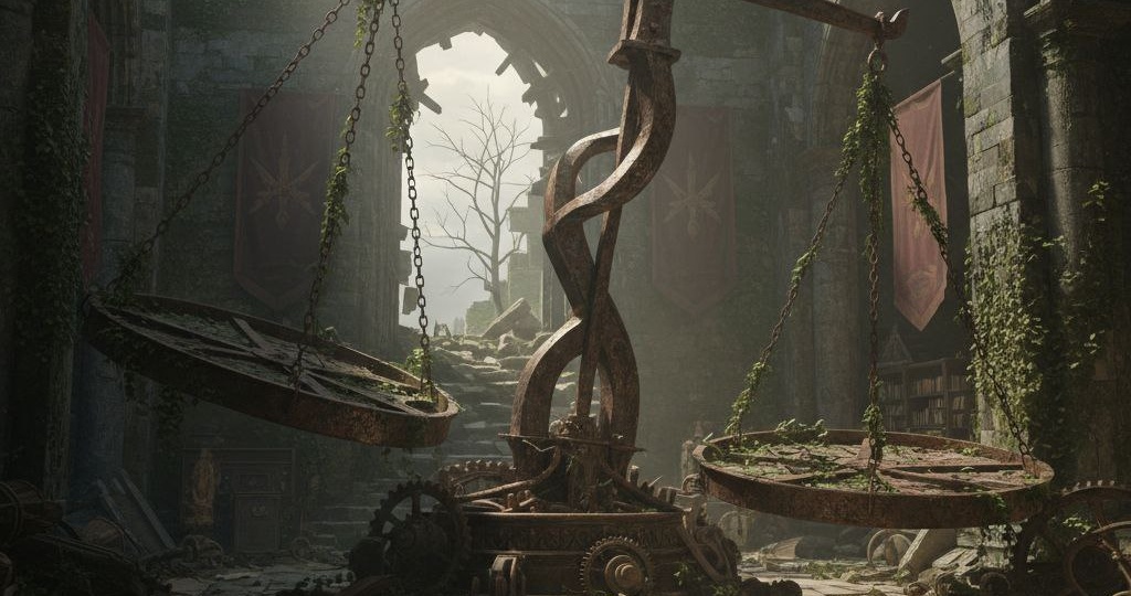 «Эпическая космическая фэнтези-сага для всех, кто верит, что самые великие битвы начинаются с семейных ссор» Когда весы дрогнули" глава 1