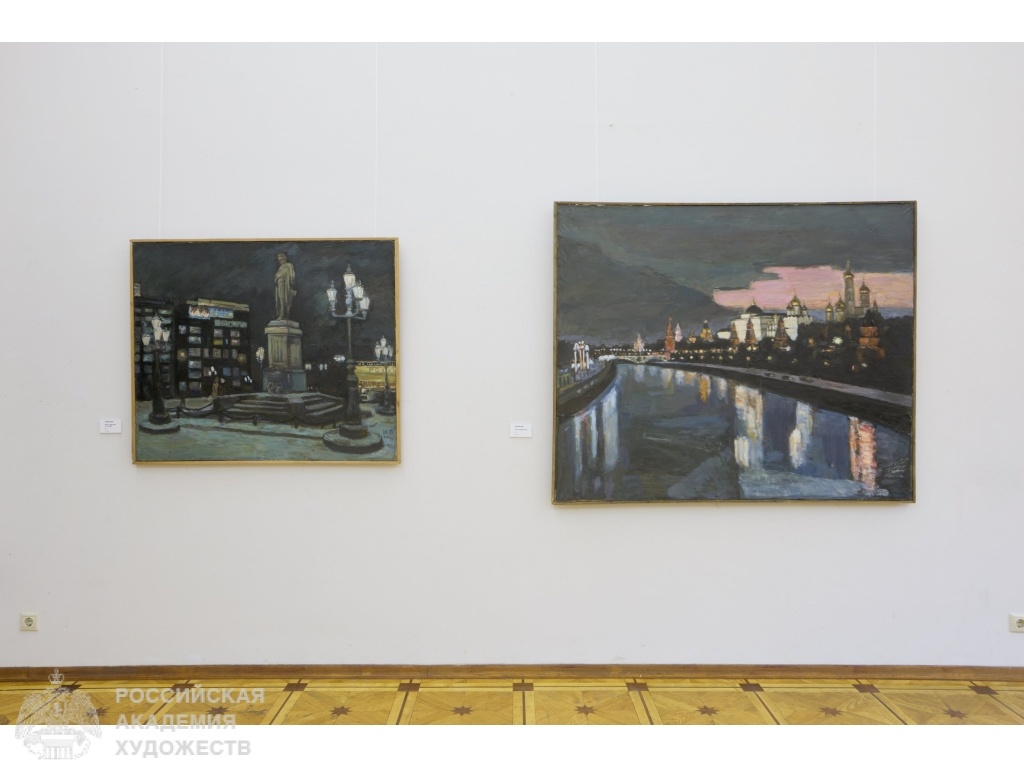 Фрагмент выставки «Драматургия города» Ивана Полиенко в РАХ. Фото: Виктор Берёзкин, пресс-служба РАХ.