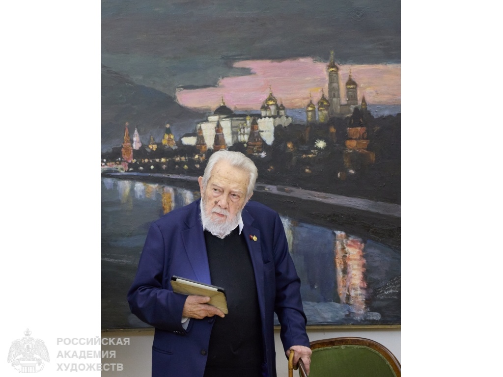 Гости выставки «Драматургия города» Ивана Полиенко в РАХ. Фото: Виктор Берёзкин, пресс-служба РАХ.