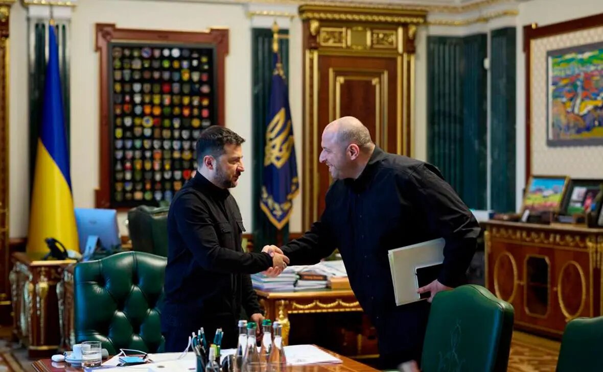    Владимир Зеленский и Рустем Умеров Фото: пресс-служба президента Украины Полина Белоусова