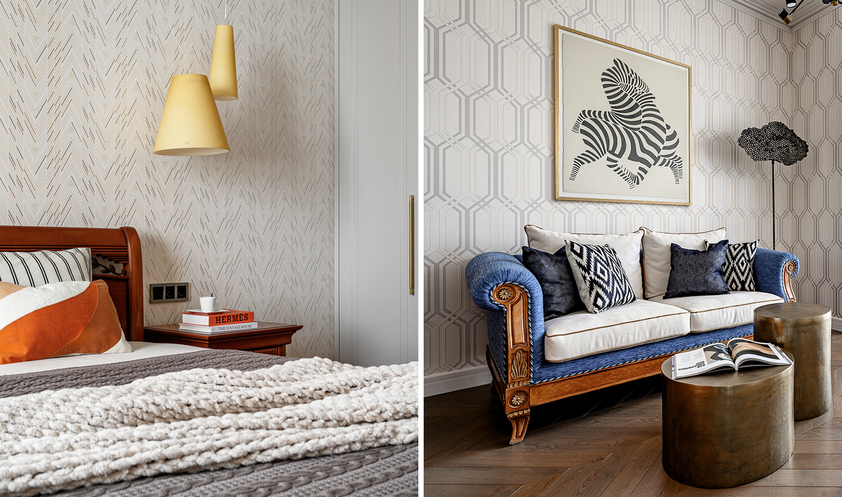 Обои Loymina в проекте дизайнера Галины Соколовой