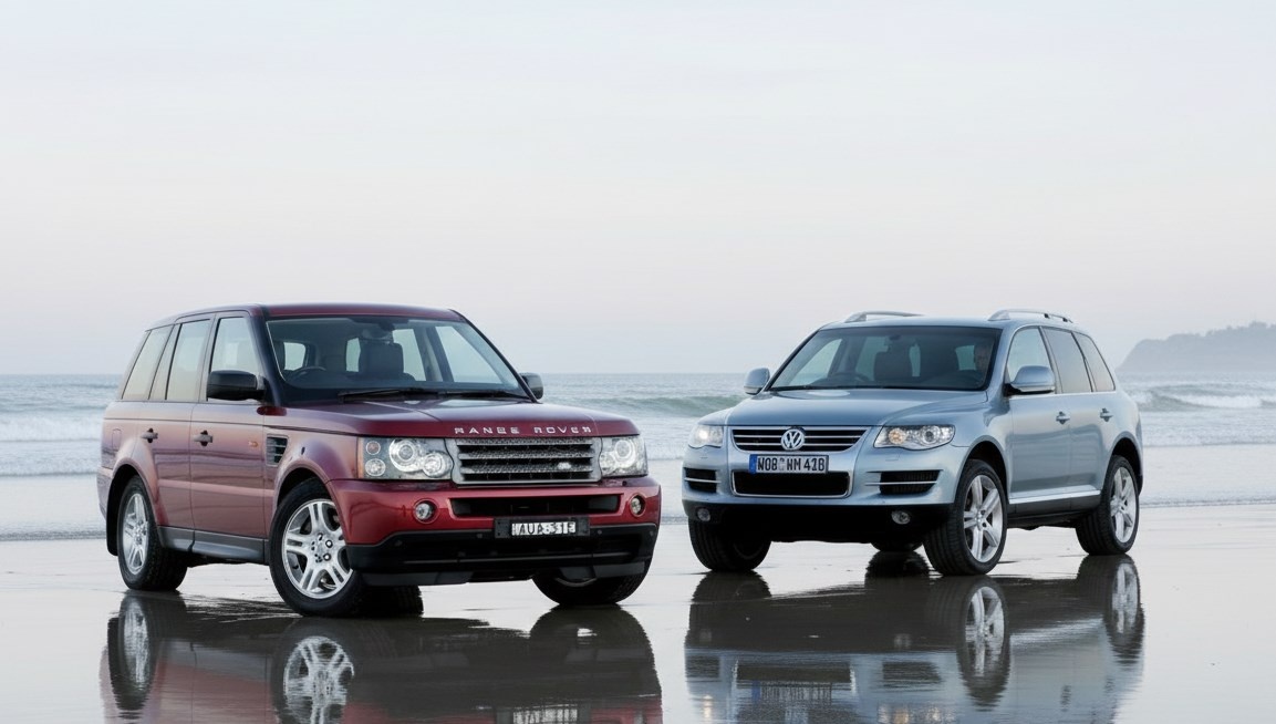 Range Rover Sport и Volkswagen Touareg GP