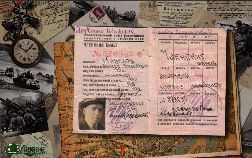 Членский билет, экономист, союз работников общепита...