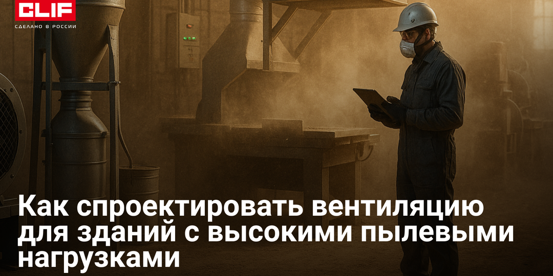 Как спроектировать вентиляцию для зданий с высокими пылевыми нагрузками