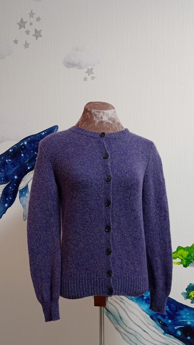 Кардиган Benetton из шетландской шерсти