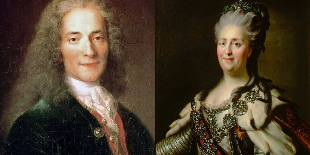 Вольтер: как влиял на Екатерину II и политику в России?