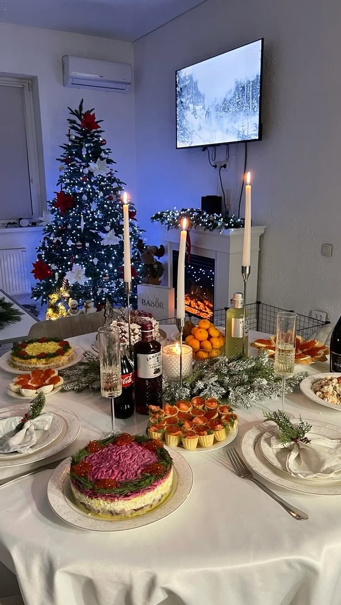 Пример сбалансированного праздничного ужина