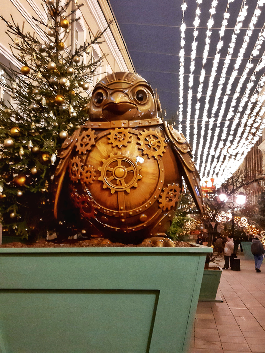 Новогодняя Москва 2026. Фестиваль «Зима в Москве».  «Механика чудес»... или как на Кузнецкому мосту появились механические птицы.