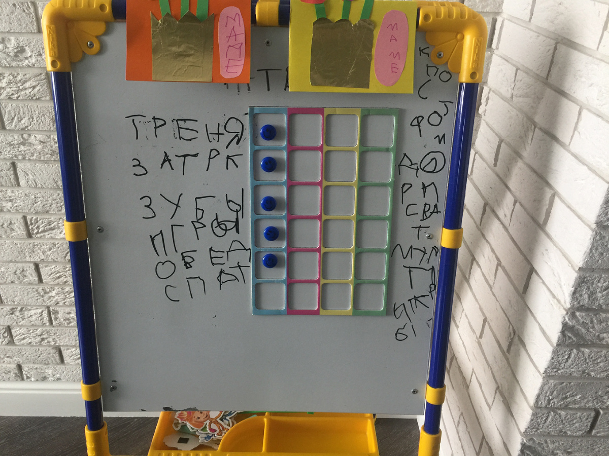 график ребенка по часам плюс такое же расписание по кружкам