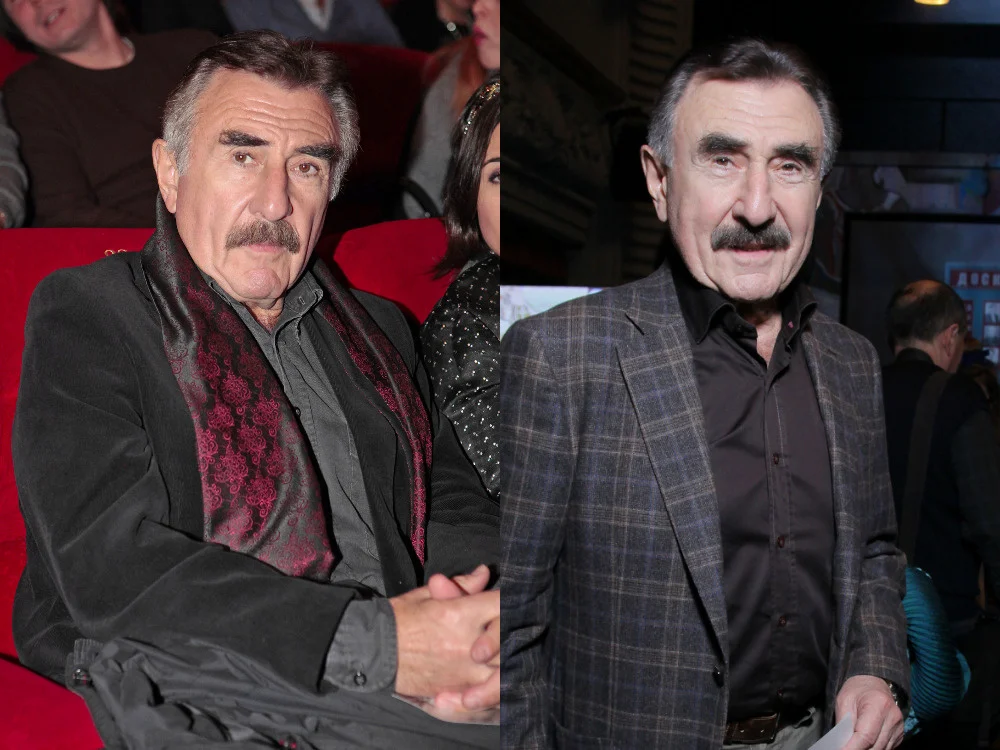 Леонид Каневский в 2009 году (слева) и в 2024 году (справа) (Источник: Starface.ru)