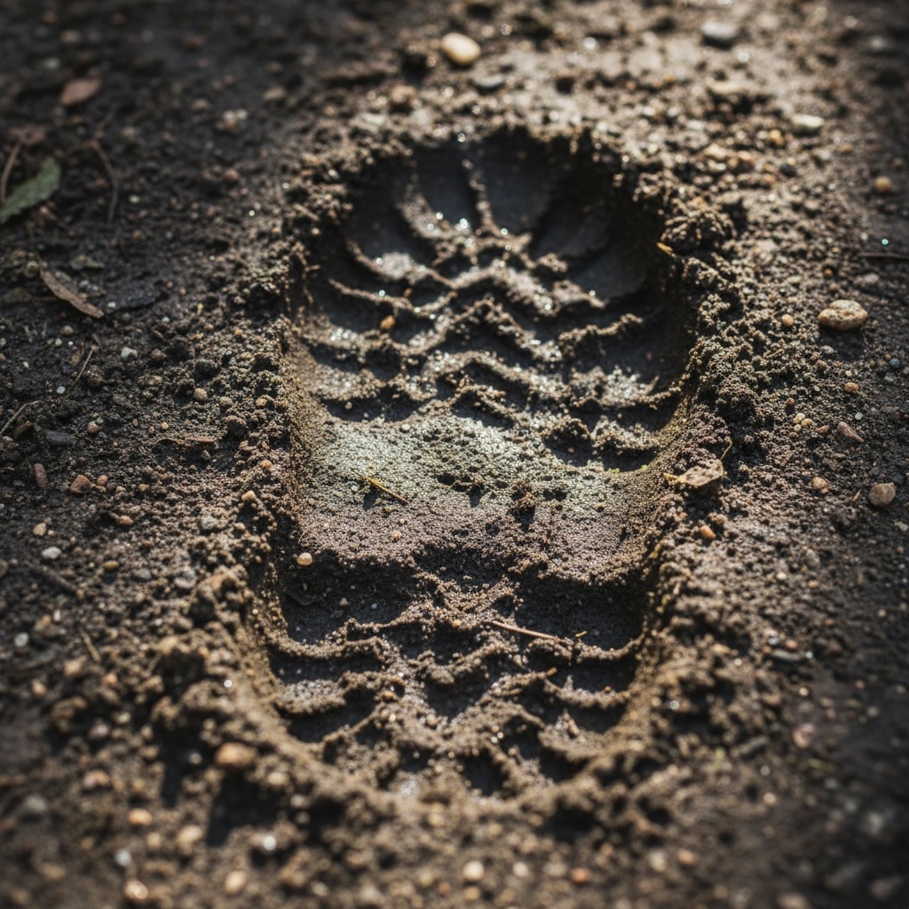 Приехал на дачу, а в огороде следы