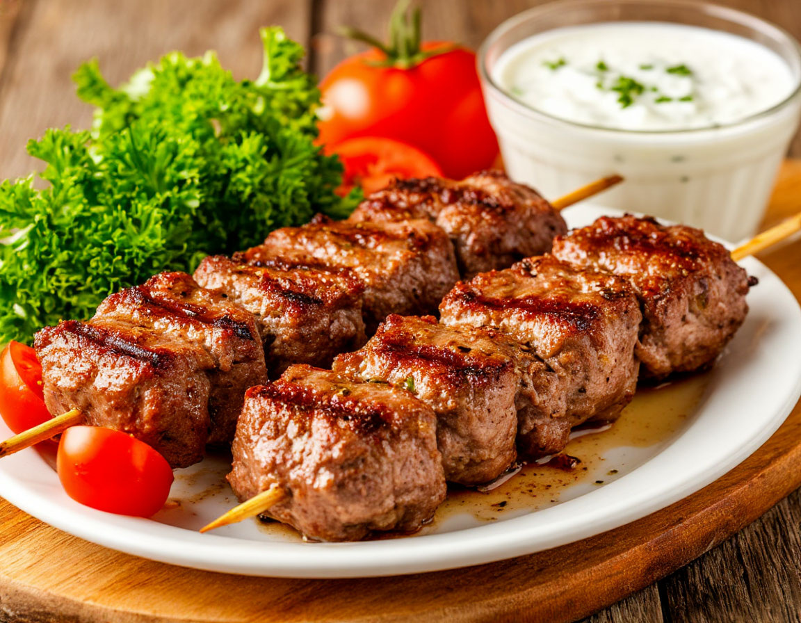  Шашлык в кефирном маринаде