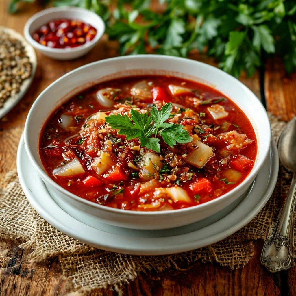 Борщ не мой, но тоже красивый (ИИ)