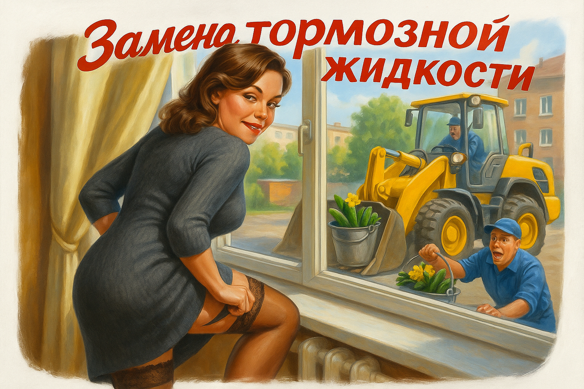    Процесс замены тормозной жидкости на фронтальном погрузчике admin