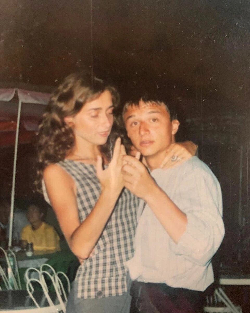 Екатерина Стулова и Максим Лагашкин в молодости