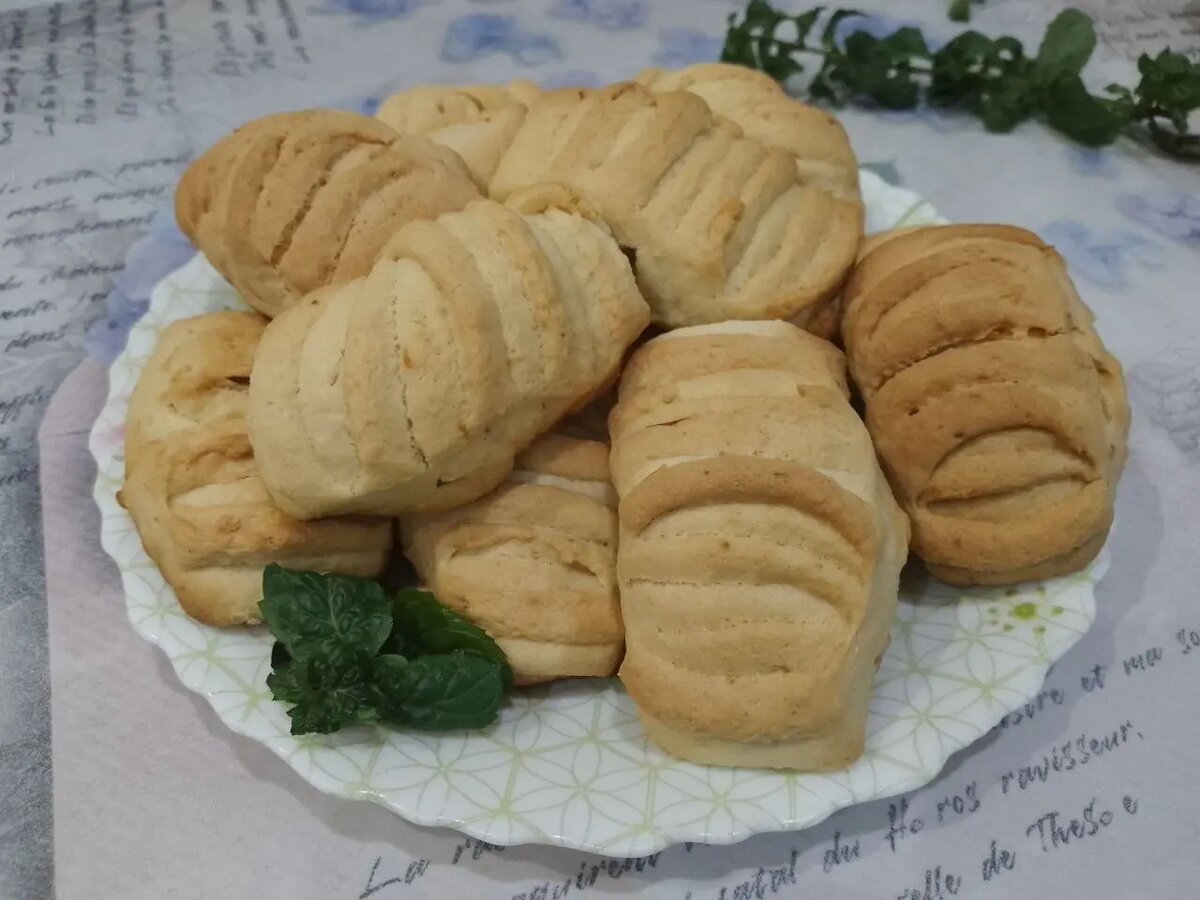 Лимонное песочное печенье