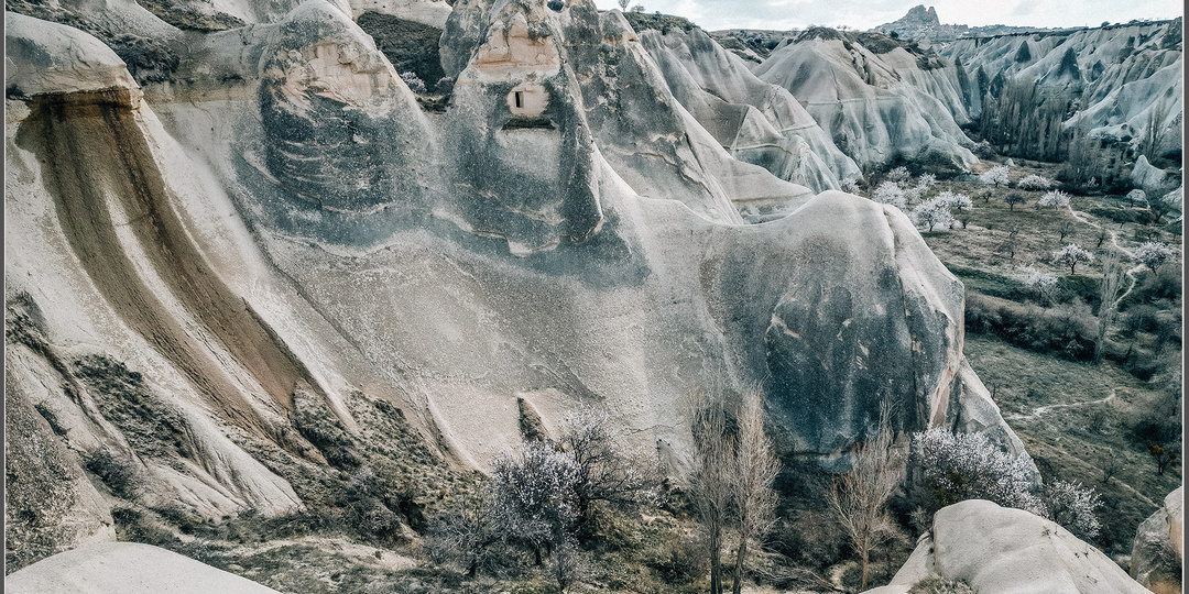 Как выглядит "Долина любви" в Каппадокии с высоты полета на воздушном шаре