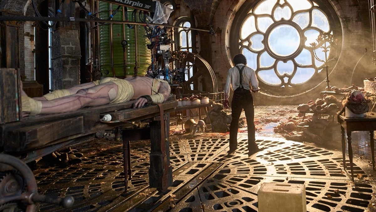 Кадр из фильма «Франкенштейн», 2025 год, режиссер Гильермо дель Торо