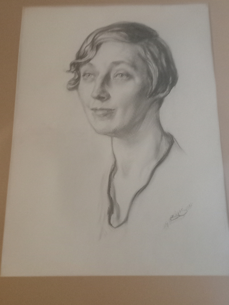 Марина Цветаева. Портрет из музея в Болшево