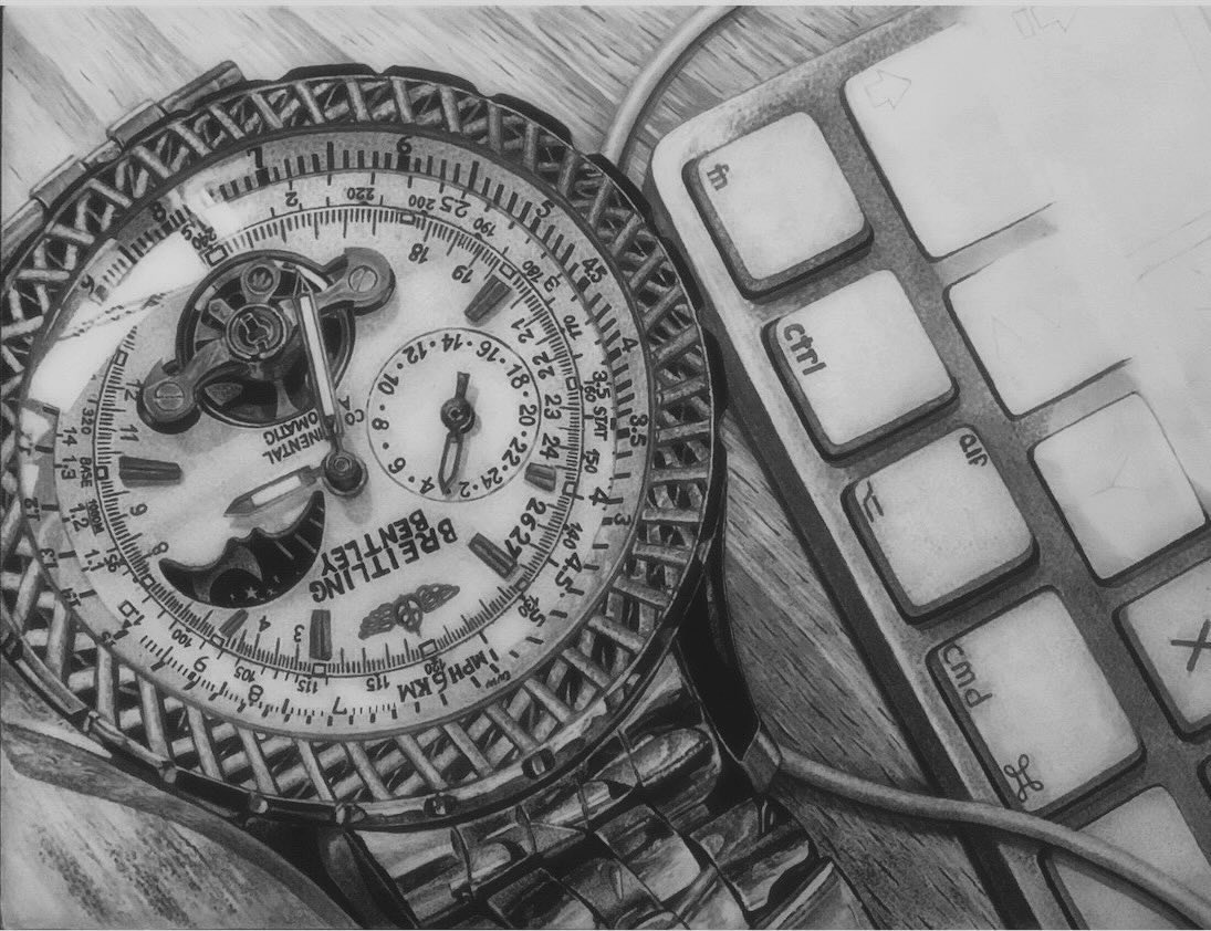 Часы карандаш