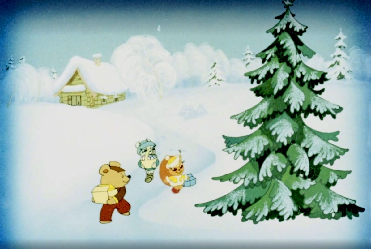 Кадр из мультфильма «Приезжайте в гости» 1979 г.