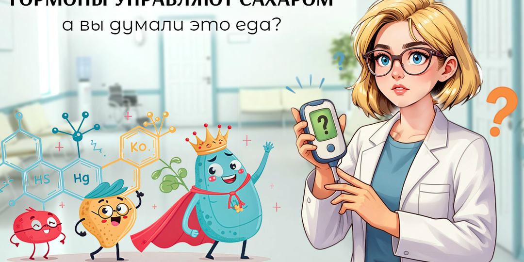 Сахар 14 на пустом месте? Разоблачаю 3 гормона-диверсанта, которые тайно управляют вашим глюкометром