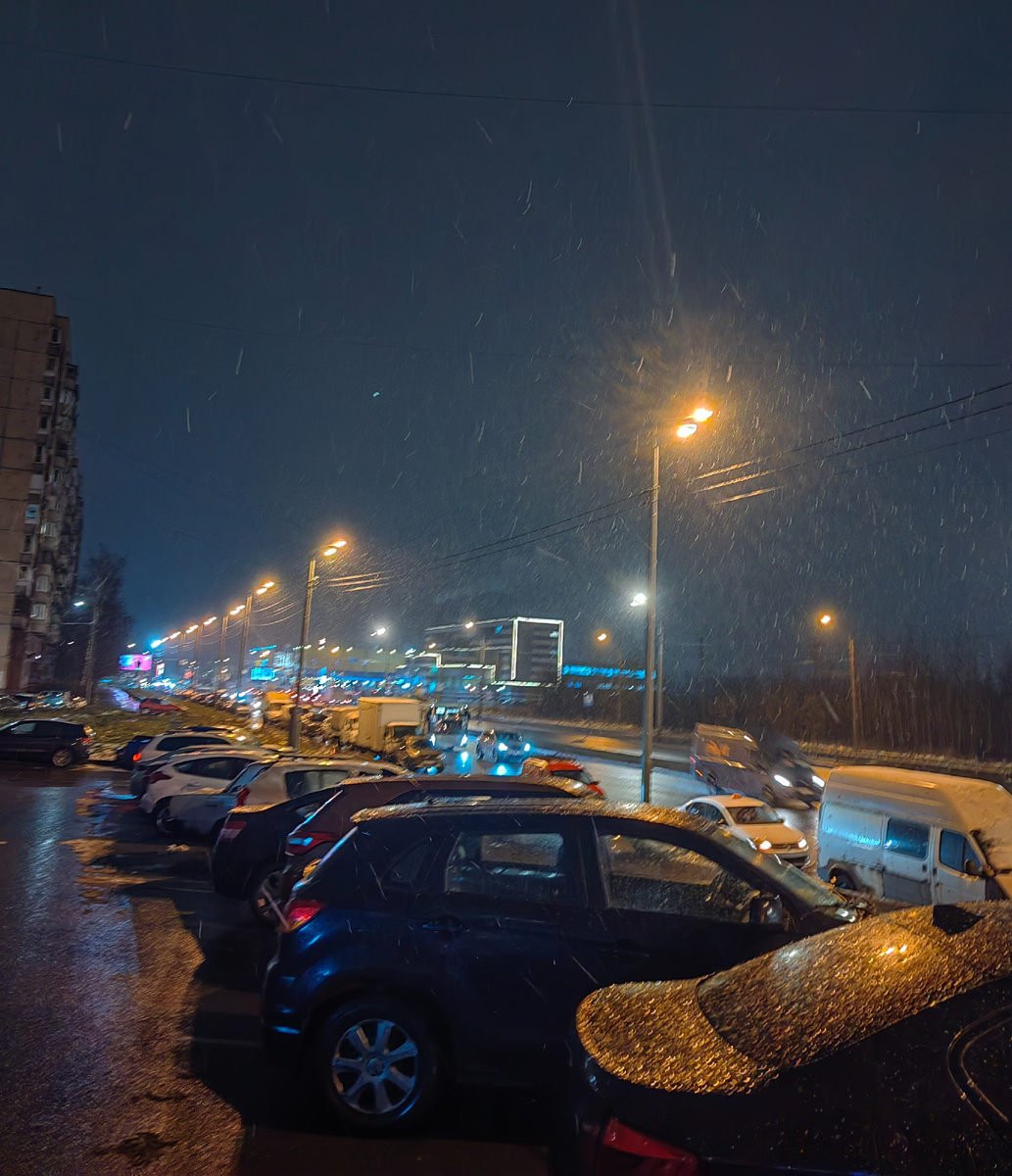 Первый снежок ноября