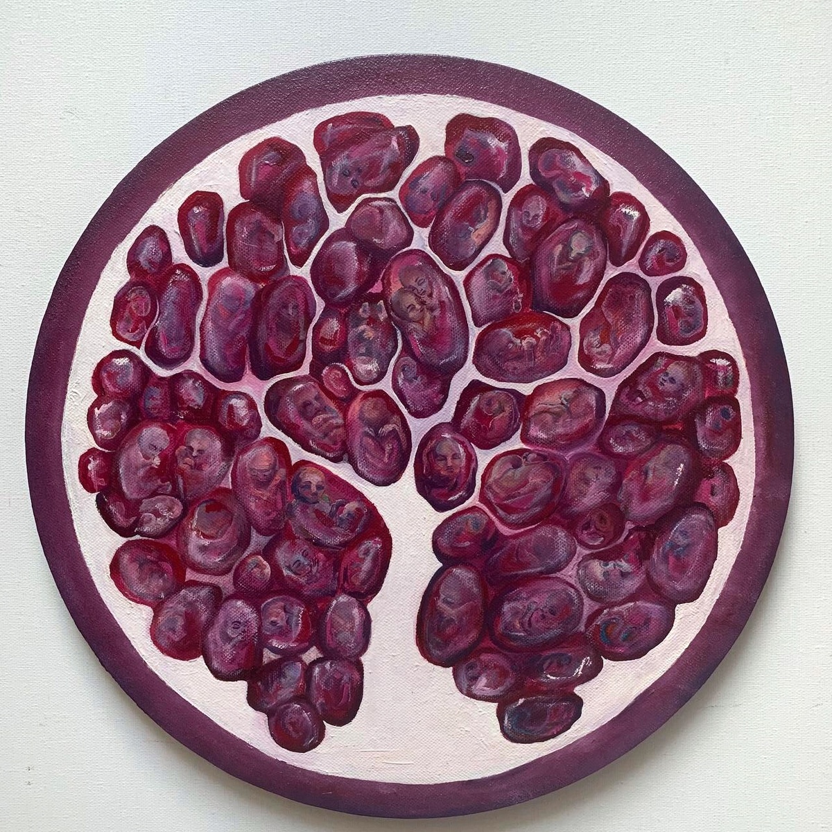 "Древо жизни" d 40см, холст,масло Куницына Анастасия