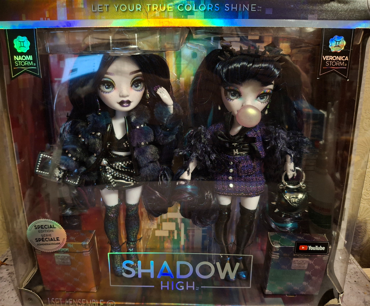 Rainbow High Вероника и Наоми Шторм из Shadow High - обзор кукол, живые фото сестёр Storm 