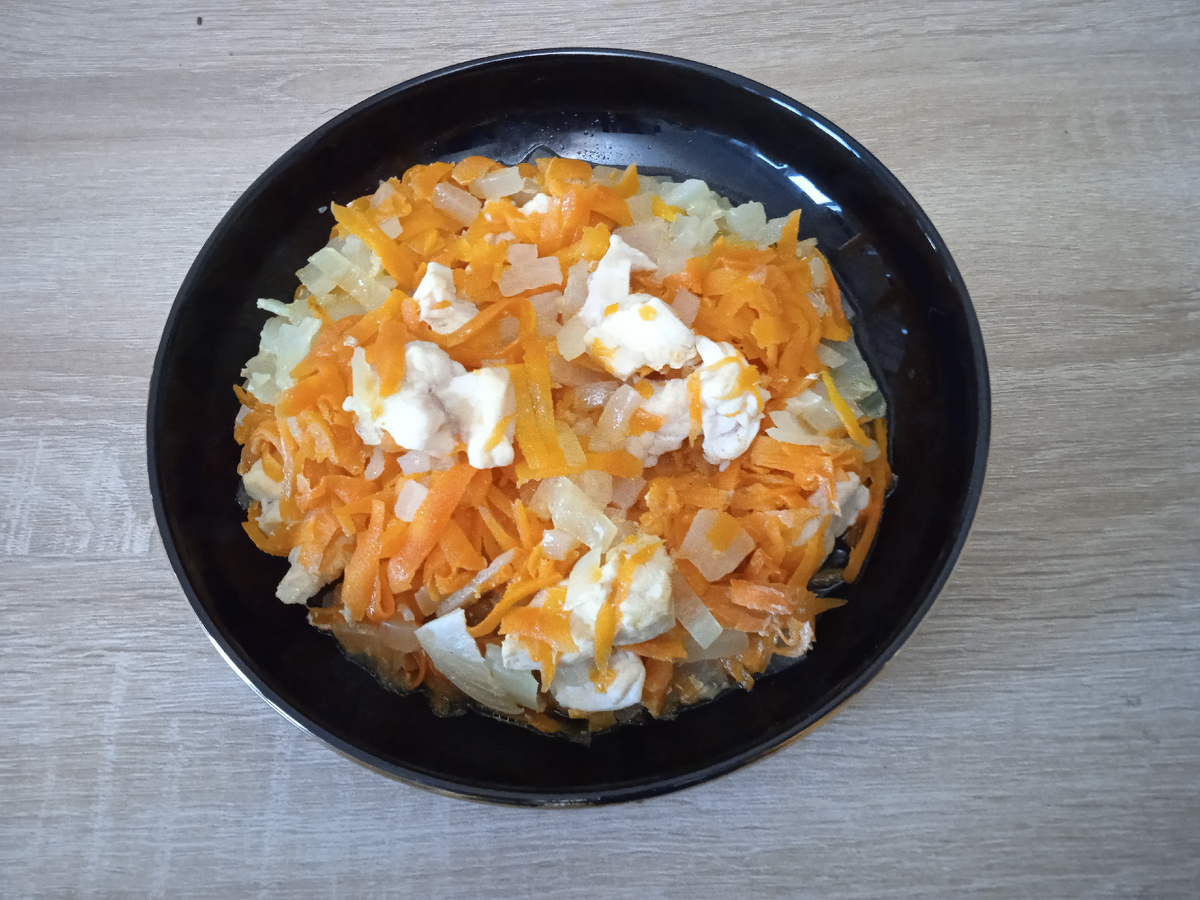 В результате получается вот такой вот завтрак