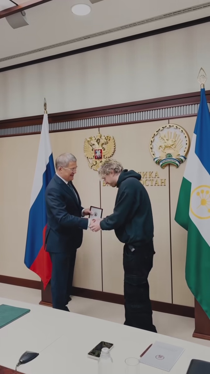 Радий Фаритович Хабиров и Егор Крид.